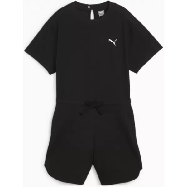  Ženski kombinezon PUMA HER SHORT JUMPSUIT 677891-01 CRNA 