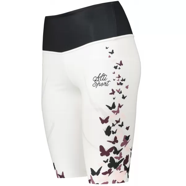  Ženske tajice iznad koljena premium ALTISPORT VOJ/ALW022LEG02 BIJELA 