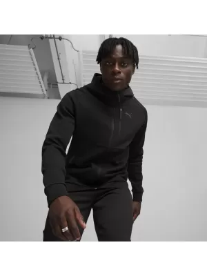 Muški sweatshirt PUMA TECH FULL-ZIP HOODIE 624385-01 CRNA