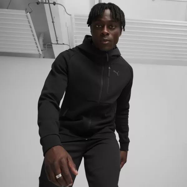  Muški sweatshirt PUMA TECH FULL-ZIP HOODIE 624385-01 CRNA 