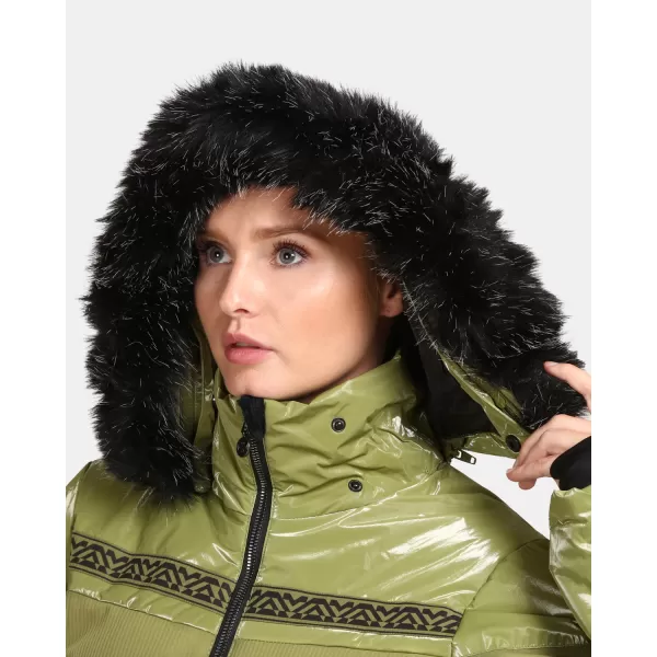  Ženska skijaška jakna KILPI DALILA-W UL0132KI ZELENA 