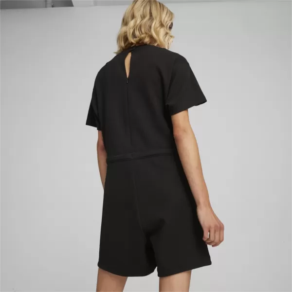  Ženski kombinezon PUMA HER SHORT JUMPSUIT 677891-01 CRNA 