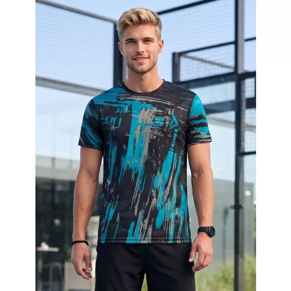 Muška premium funkcionalna majica ALTISPORT VOJ/ALM010TR01 CRNO/SMARAGDNO 