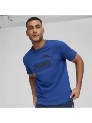 Muška majica kratkih rukava PUMA ESS LOGO TEE 586667-59 PLAVA