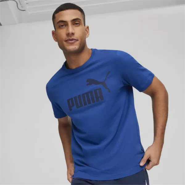  Muška majica kratkih rukava PUMA ESS LOGO TEE 586667-59 PLAVA 