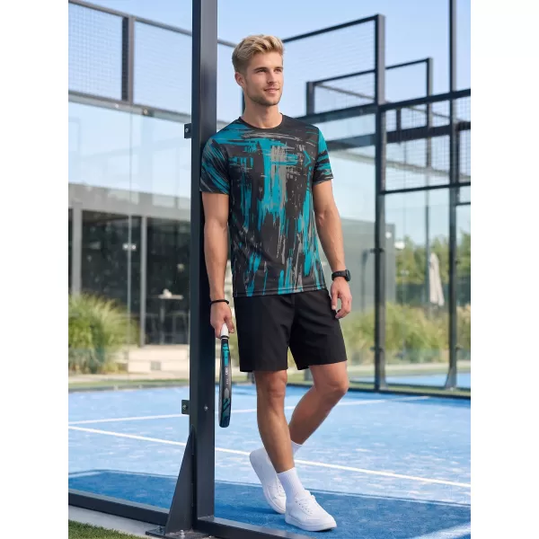  Muška premium funkcionalna majica ALTISPORT VOJ/ALM010TR01 CRNO/SMARAGDNO 