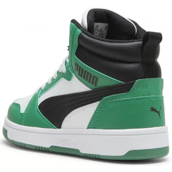  Dječje cipele PUMA REBOUND V6 MID JR 393831-10 BIJELA 