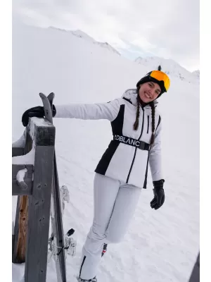 Ženske softshell hlače NORDBLANC PROFOUND NBWP7940 BIJELA