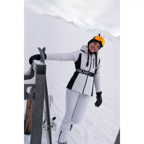  Ženske softshell hlače NORDBLANC PROFOUND NBWP7940 BIJELA 