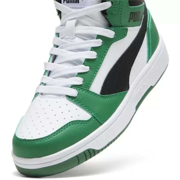  Dječje cipele PUMA REBOUND V6 MID JR 393831-10 BIJELA 