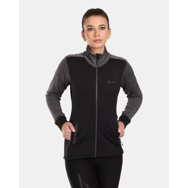  Ženski rastezljivi sweatshirt KILPI SIREN-W UL0203KI CRNA 