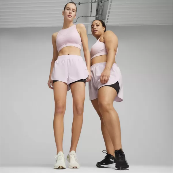  Ženske kratke hlače PUMA RUN FAV WOVEN 2IN1 SHORT W 523181-60 CRNA 