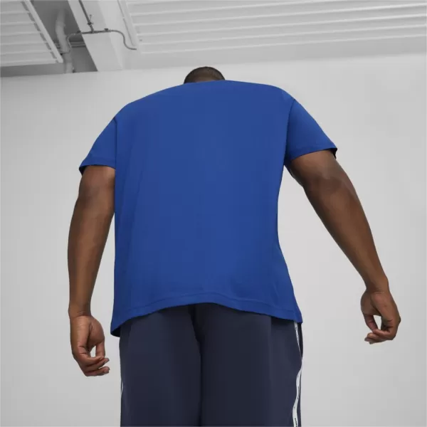  Muška majica kratkih rukava PUMA ESS LOGO TEE 586667-59 PLAVA 