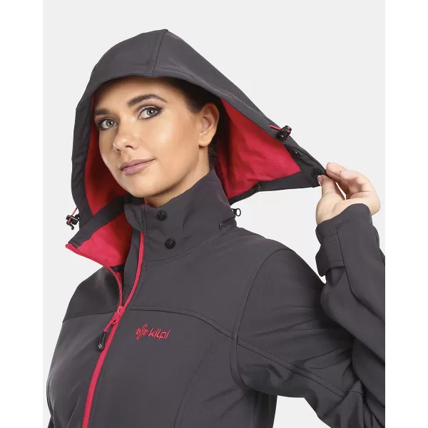  Ženska softshell jakna KILPI RAVIA-W UL0124KI TAMNOSIVA 