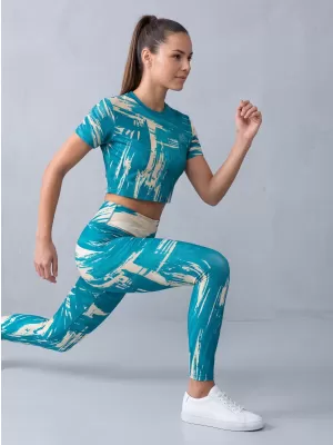Ženske duge premium tajice ALTISPORT VOJ/ALW010LEG01 KEROZIN/SMEĐA