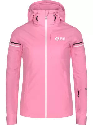 Ženska skijaška jakna NORDBLANC ICING NBWJL7931 RUŽIČASTA