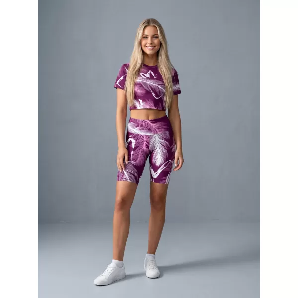  Ženske tajice iznad koljena premium ALTISPORT VOJ/ALW001LEG02 FUKSIJA 