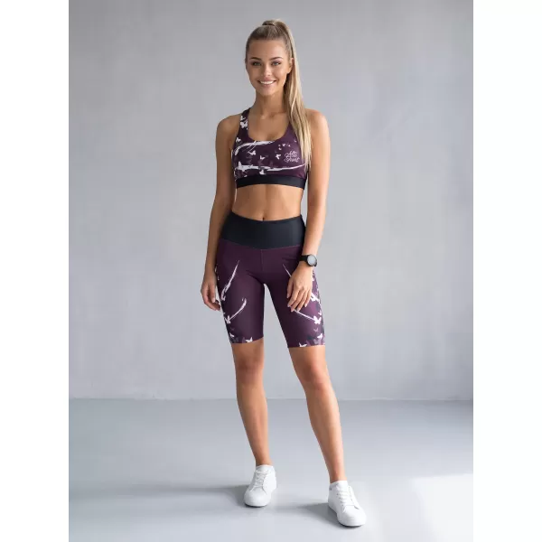  Ženske tajice iznad koljena premium ALTISPORT VOJ/ALW022LEG02 LJUBIČASTA 