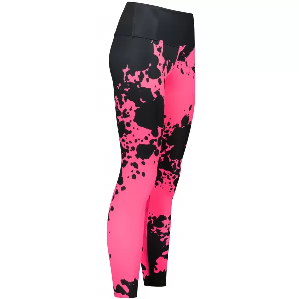  Ženske duge premium tajice ALTISPORT VOJ/ALW012LEG01 CRNA/FLUO ROZA 