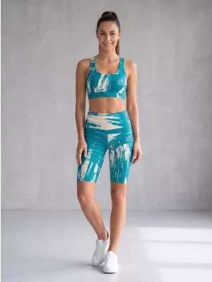 Ženske tajice iznad koljena premium ALTISPORT VOJ/ALW010LEG02 KEROZIN/SMEĐA