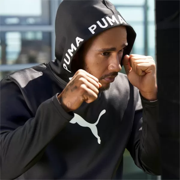  Muški sweatshirt PUMA TRAIN PWR FLEECE HOODIE 520893-01 CRNA 