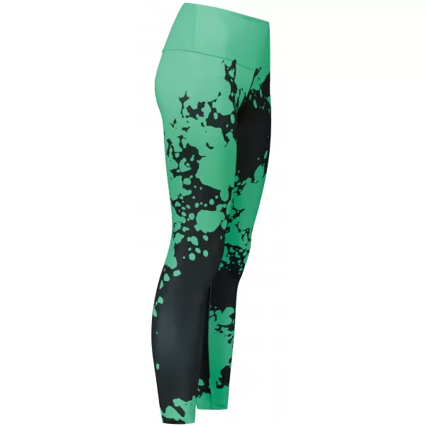  Ženske duge premium tajice ALTISPORT VOJ/ALW012LEG01 CRNO/TIRKIZNO 