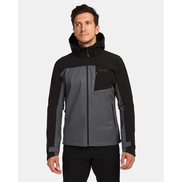  Muška softshell jakna KILPI RAVIO-M UM0126KI TAMNOSIVA 