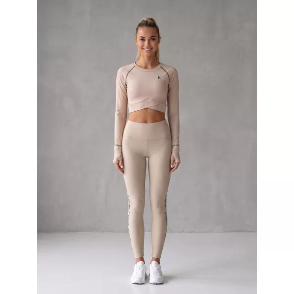  Ženske duge premium tajice ALTISPORT VOJ/ALW021LEG01 SMEĐA 