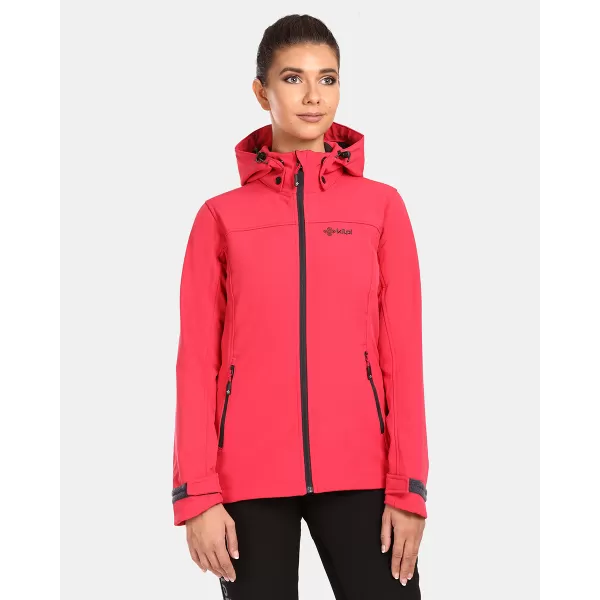  Ženska softshell jakna KILPI RAVIA-W UL0124KI RUŽIČASTA 