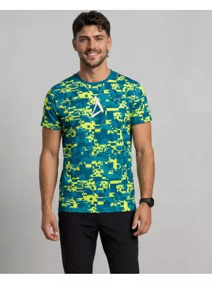 Muška premium plus funkcionalna majica ALTISPORT VOJ/ALM011TR02 KEROZIN/NEON ŽUTA