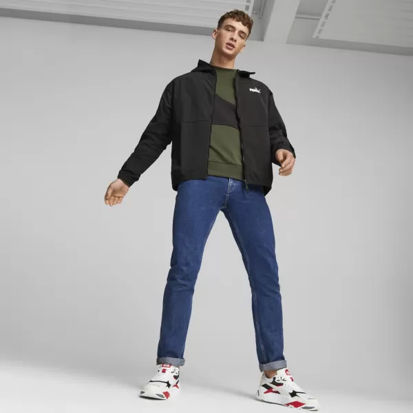  Muška vjetrovka PUMA HOODED WINDBREAKER 675387-01 CRNA 
