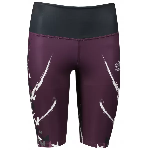  Ženske tajice iznad koljena premium ALTISPORT VOJ/ALW022LEG02 LJUBIČASTA 