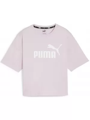 Ženska majica kratkih rukava PUMA ESS CROPPED LOGO TEE 586866-60 LJUBIČASTA