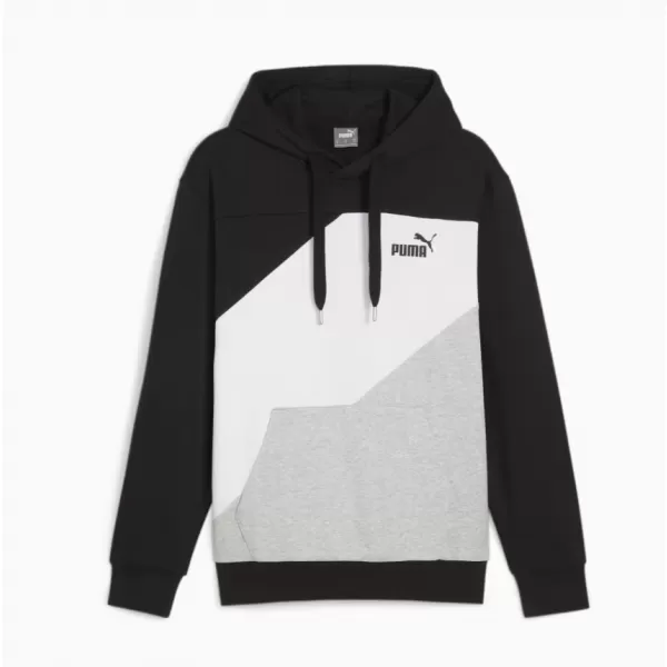  Muški sweatshirt PUMA POWER COLORBLOCK HOODIE 678931-01 CRNA 