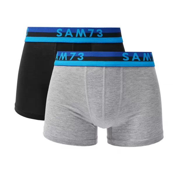  Bokser SAM 73 HIDDENIT MU 100 CRNA/SIVA 