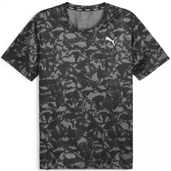  Muška majica kratkih rukava PUMA TRAIN FAV AOP TEE 525169-01 CRNA 