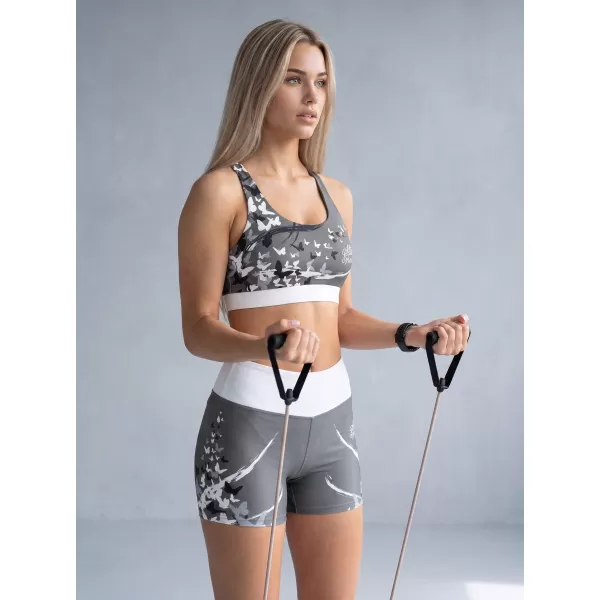  Ženske kratke premium tajice ALTISPORT VOJ/ALW022LEG03 SIVA 