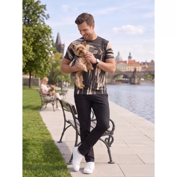  Muška premium funkcionalna majica ALTISPORT VOJ/ALM010TR01 CRNA SMEĐA 
