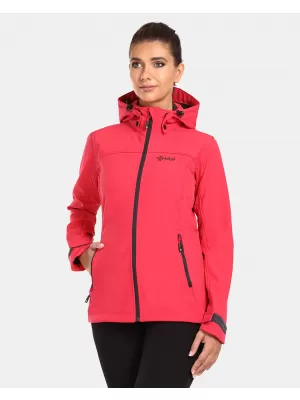 Ženska softshell jakna KILPI RAVIA-W UL0124KI RUŽIČASTA
