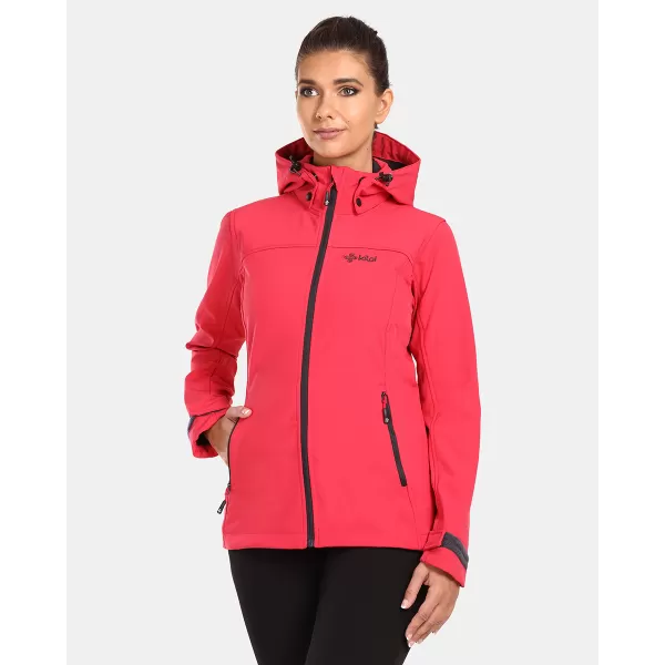  Ženska softshell jakna KILPI RAVIA-W UL0124KI RUŽIČASTA 