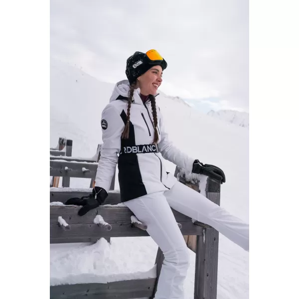  Ženska softshell skijaška jakna NORDBLANC APRES-SKI NBWJL7928 BIJELA 