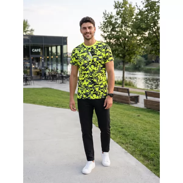  Muška premium plus funkcionalna majica ALTISPORT VOJ/ALM011TR02 NEON/ŽUTA 