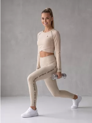 Ženske duge premium tajice ALTISPORT VOJ/ALW021LEG01 SMEĐA