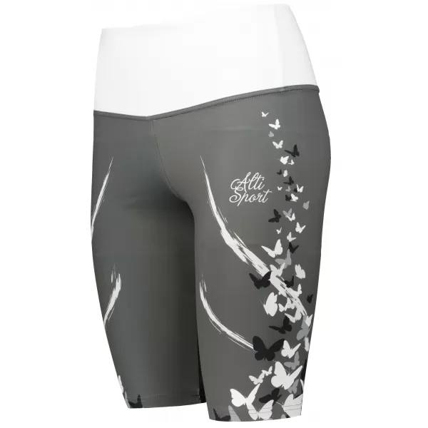  Ženske tajice iznad koljena premium ALTISPORT VOJ/ALW022LEG02 SIVA 