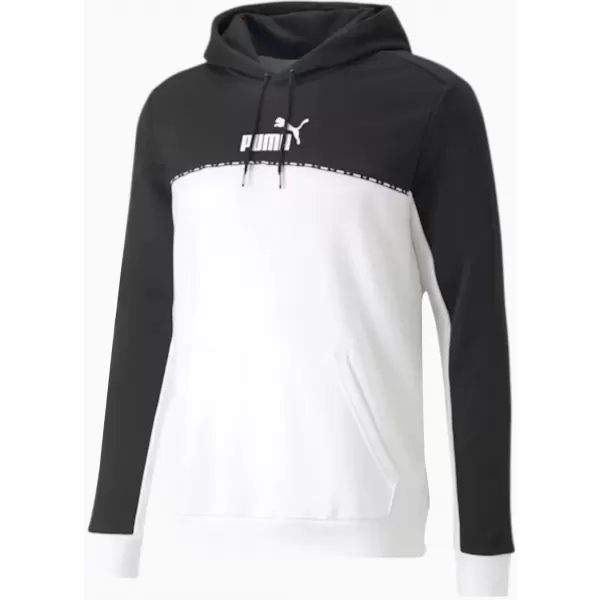  Muški sweatshirt PUMA ESS BLOCK X TAPE HOODIE 675173-01 CRNA 