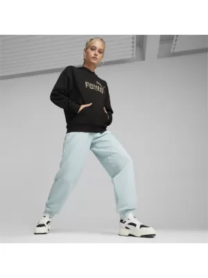 Ženske hlače PUMA ESS+ SMALL LOGO HW PANTS TR 678744-22 PLAVA