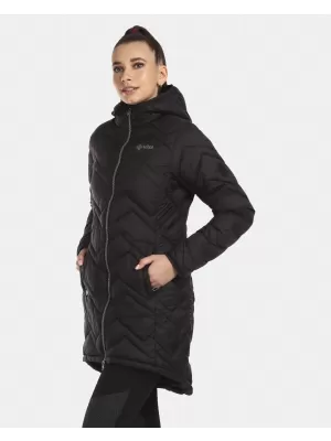 Ženski izolirani kaput KILPI LEILA-W UL0130KI CRNA