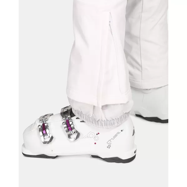  Ženske softshell skijaške hlače KILPI DIONE-W UL0408KI BIJELA 