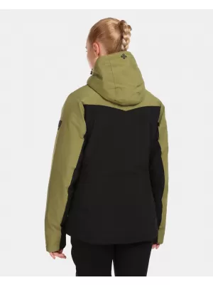Ženska skijaška jakna KILPI FLIP-W UL0113KI ZELENA