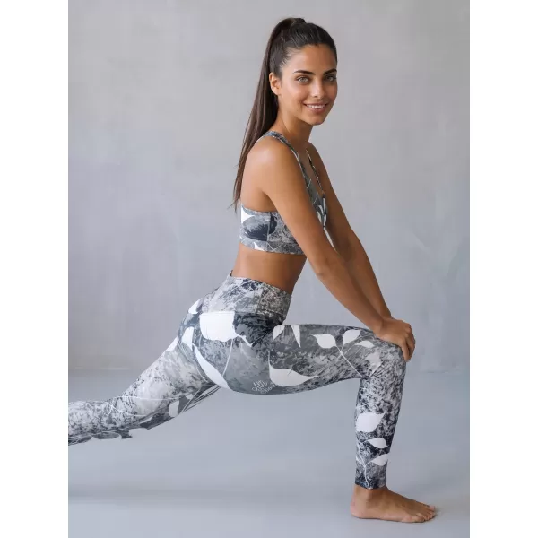  Ženske duge premium tajice ALTISPORT VOJ/ALW020LEG01 CRNO I BIJELO 